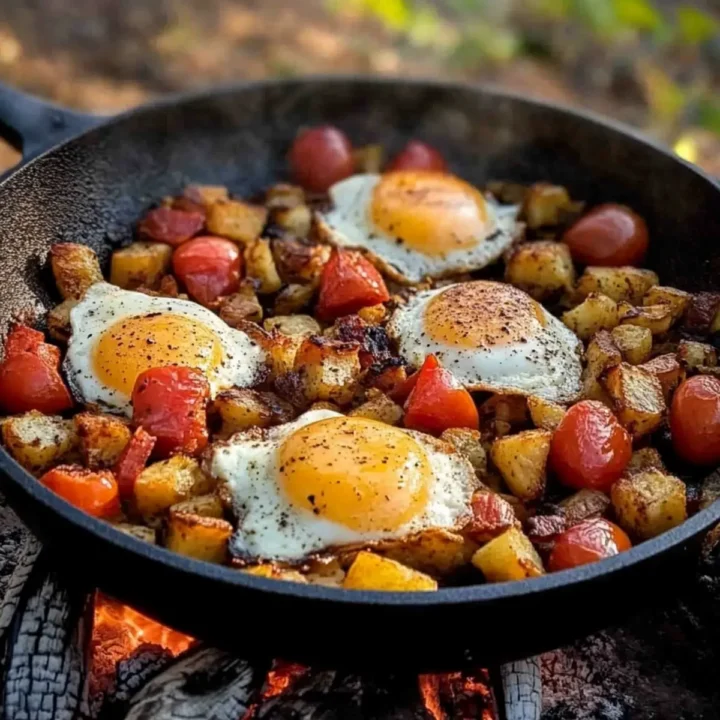 Campfire Breakfast Skillet Hash