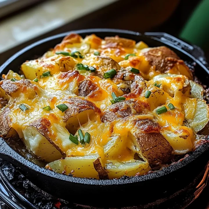 Cheesy Campfire Potatoes – Easy Campfire Comfort Food