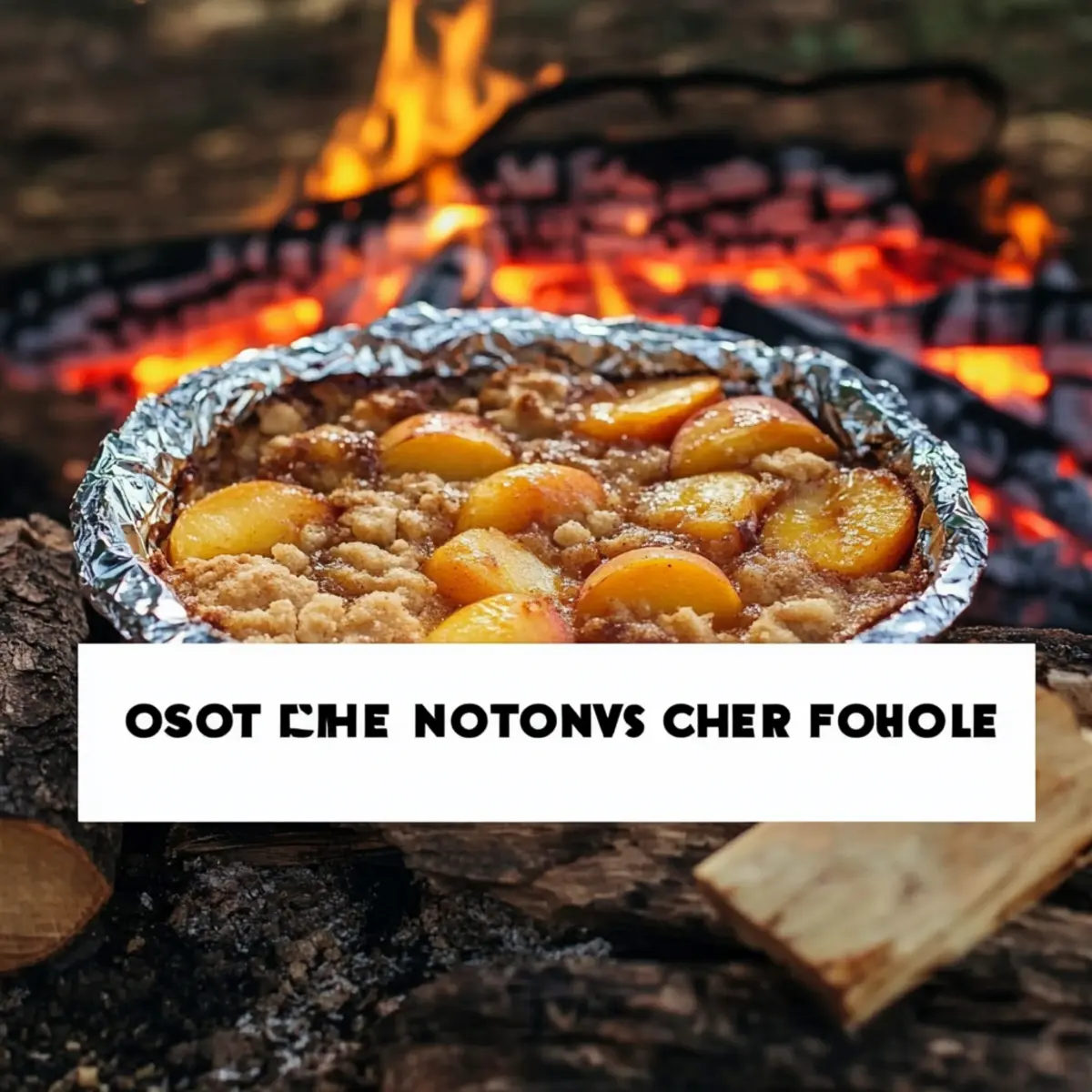 Irresistibly Easy Peach Cobbler Foil Packet for Campfire Bliss 16