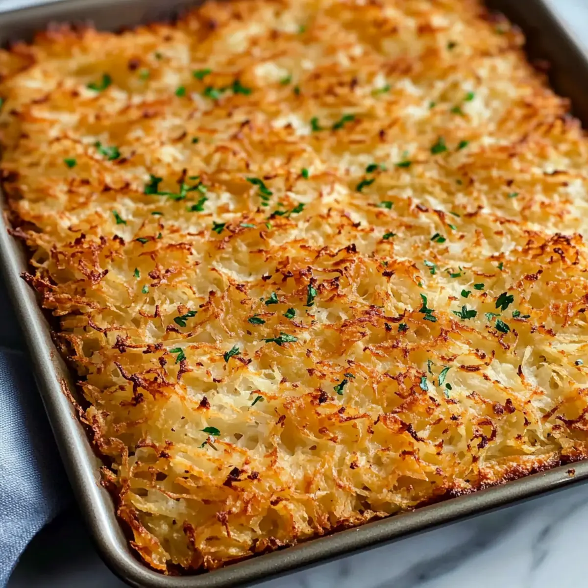 Crispy Sheet Pan Hash Browns