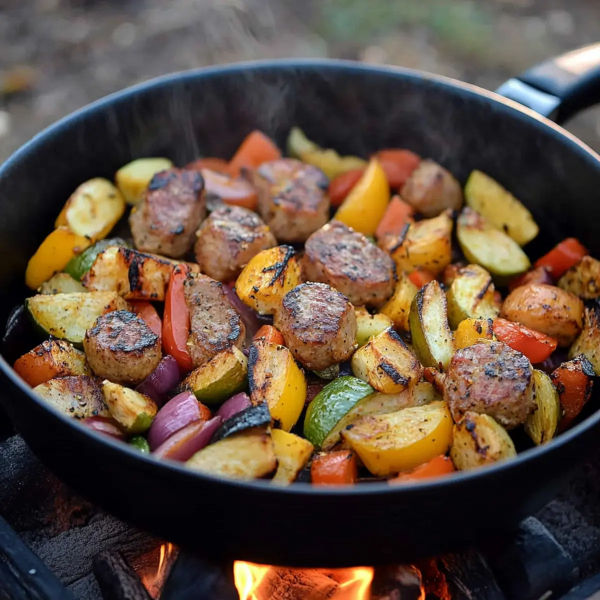 Effortless One-Pan Camping Dinner for Easy Clean-Up Bliss 1 nuvet5geqojllmwuk6ua