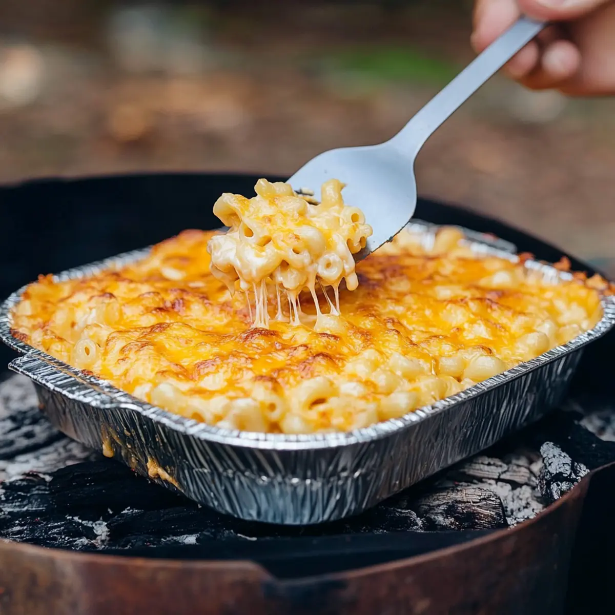 Campfire Mac and Cheese