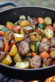 The Easy One-Pan Camping Dinner that Made Clean-Up a Breeze